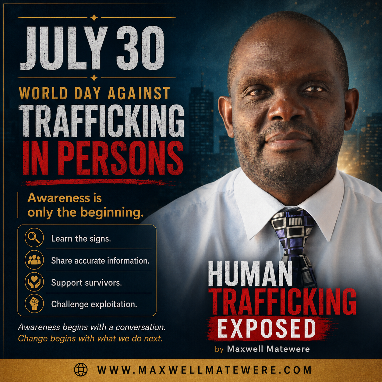 World Day Against Trafficking in Persons